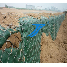 Caixas de Gabion para barragem / leito de rio, fio de aço galvanizado